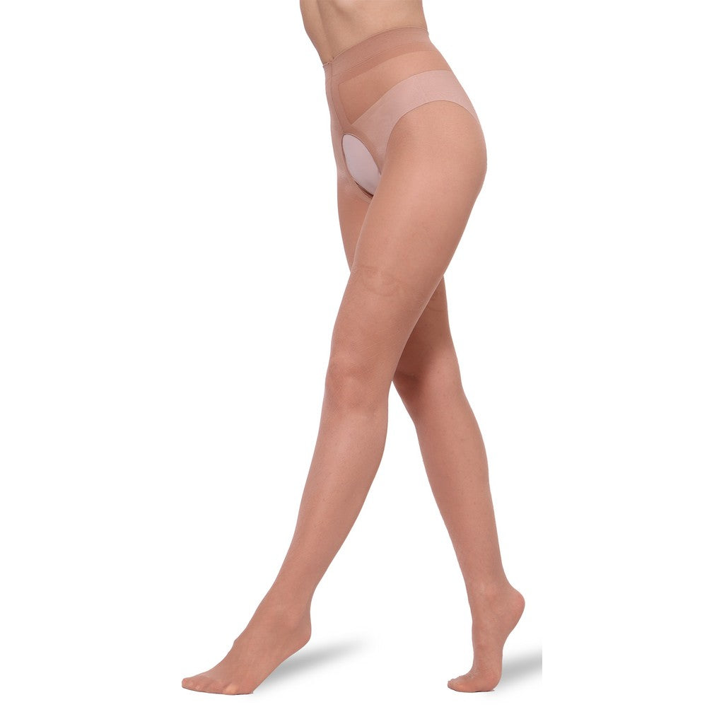 Ouvert Strumpfhose Intimo Afina 40 DEN mit Netz Muster Daino