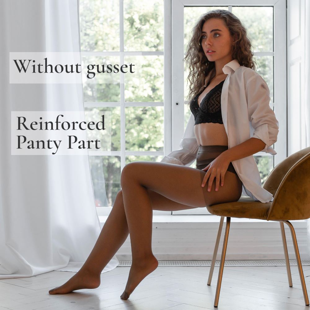 Bananalu Panty Den Ohne Zwickel Feine Elastische Damen Strumpfhose