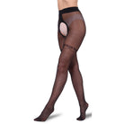 Ouvert Strumpfhose Intimo Afina 40 DEN mit Netz Muster Nero