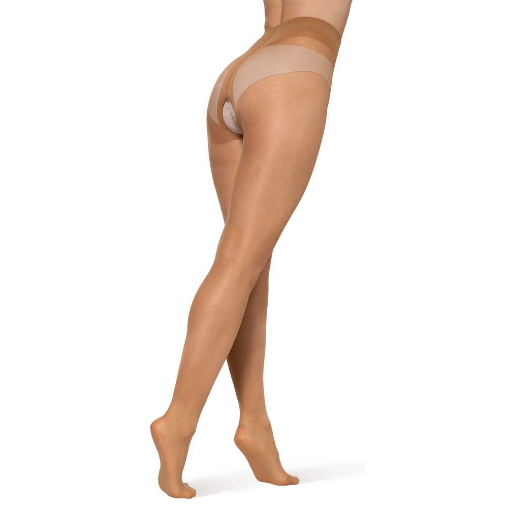 p01 Bananalu Intimo 20 Den Ouvert Strumpfhose mit offenem Schritt