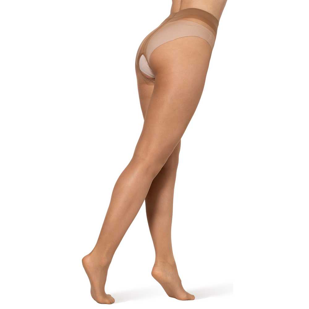 p01 Bananalu Intimo 20 Den Ouvert Strumpfhose mit offenem Schritt