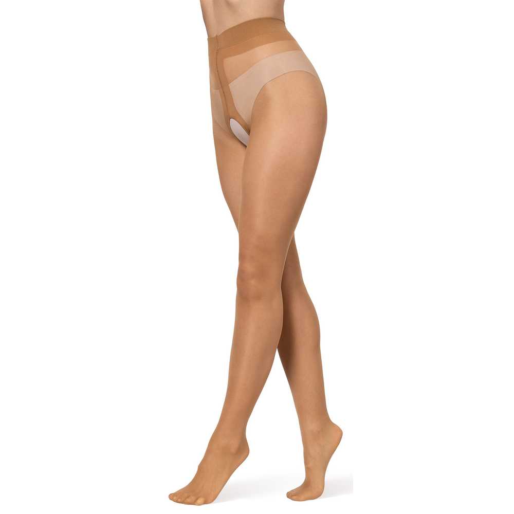 p02 Bananalu Intimo 20 Den Ouvert Strumpfhose mit offenem Schritt