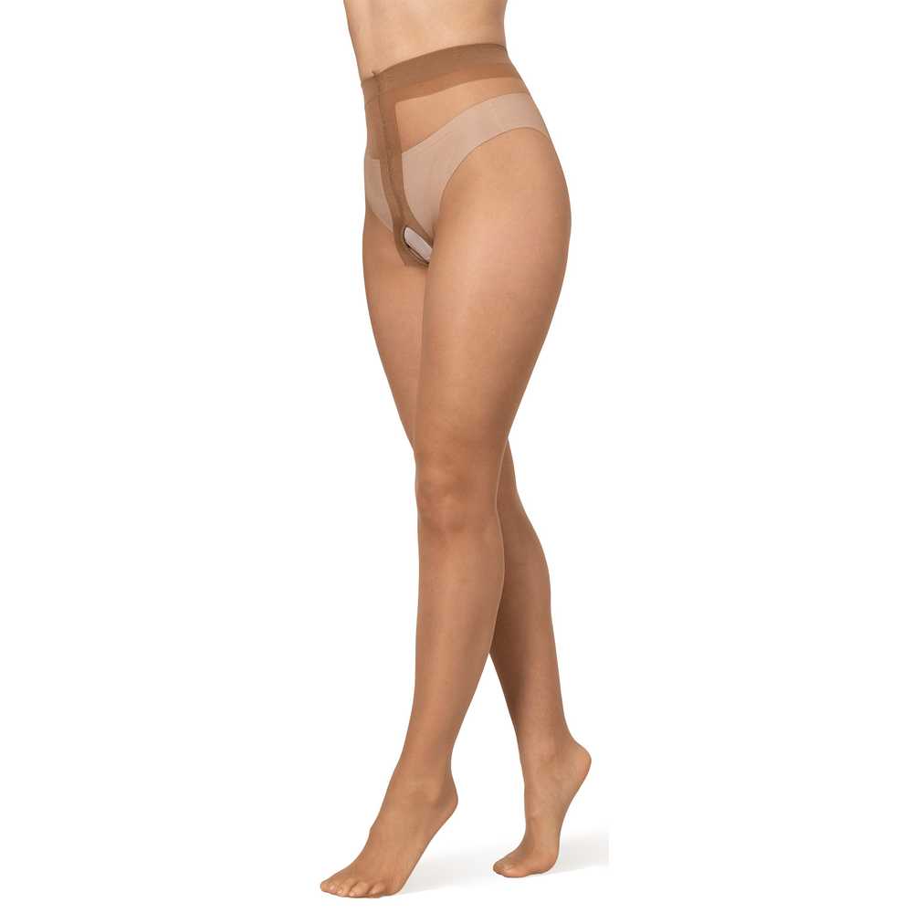 p02 Bananalu Intimo 20 Den Ouvert Strumpfhose mit offenem Schritt